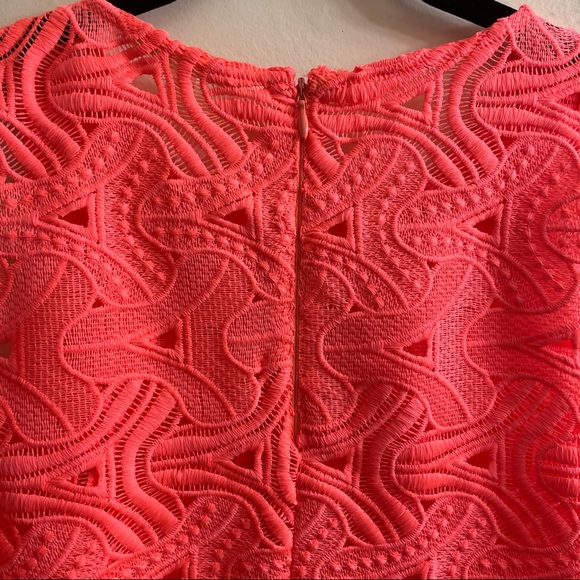 Gianni bini neon crochet lace tank top small - Picture 5 of 5